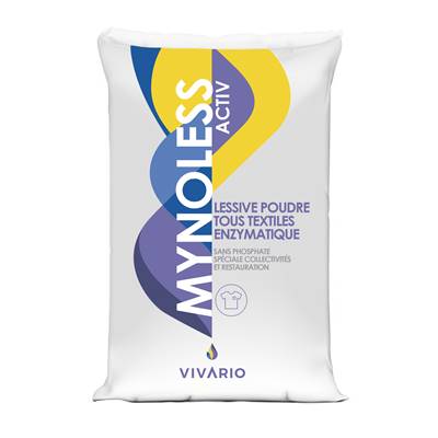 Lessive poudre MYNOLESS ACTIV 10 KG