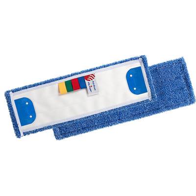 Frange languettes microfibre BLEU PULI BRUSH 40 cm