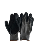 Gants nylon NOIR PAUME ENDUITE NITRILE GRIS