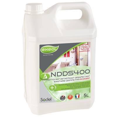 Nettoyant détartrant désinfectant sanitaire NDDS 400 PAE 5L