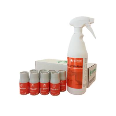 Nettoyant sanitaire désinfectant concentré CT BANOS - KIT CAPXEL x8